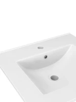 Тумба с раковиной Teymi Vitra 50 дуб, белая