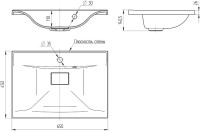Мебель для ванной комнаты Vincea Mia 65 дуб винтаж Мебель для ванной комнаты Vincea Mia 65 дуб винтаж