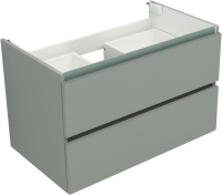 Тумба под раковину без столешницы Aquanet Вега 2.0 80 подвесная, мисти грин