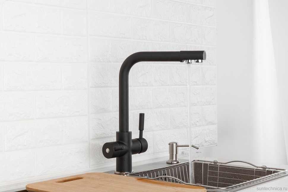 Смеситель для кухни Frap H52 F4352-7 черный