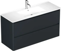 Тумба под раковину без столешницы Allen Brau Gravity 120 2 ящика, матовый антрацит