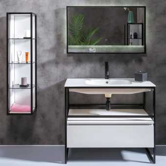 Мебель для ванной Armadi Art Loft 120 белая, напольная