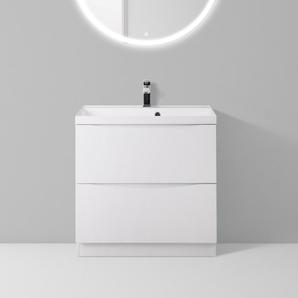 Тумба под раковину BelBagno Marino 60 bianco lucido, напольная