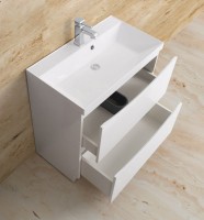 Тумба под раковину BelBagno Marino 60 bianco lucido, напольная