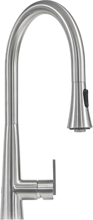 Смеситель для кухни Seaman Eco Venice SSN-1801P сенсорный, steel satin