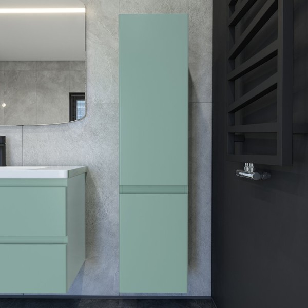 Шкаф-пенал для ванной Caprigo Forte 35 L селесте