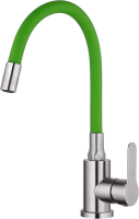 Смеситель для кухни Fashun A54101-6 сатин, зеленый