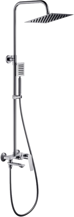 Душевая стойка Haiba HB533-3 пепельная