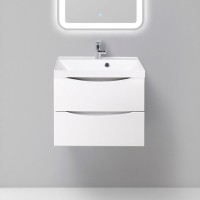 Тумба под раковину BelBagno Marino 60 bianco lucido, подвесная