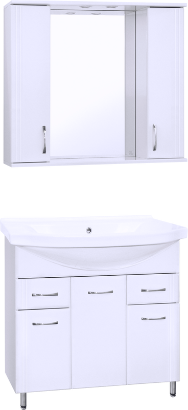 Мебель для ванной комнаты Style Line Эко Стандарт №26 90 белая