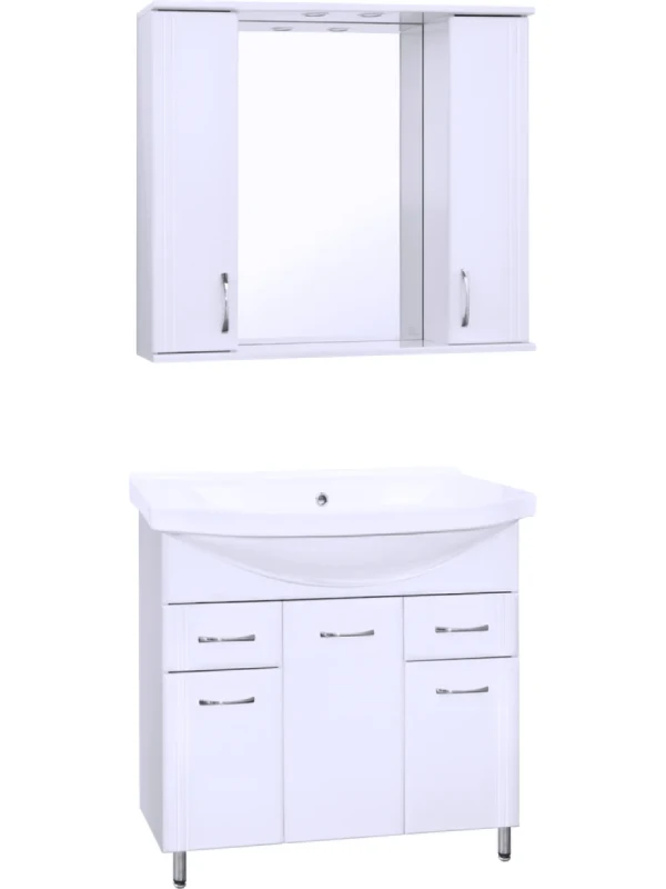 Мебель для ванной комнаты Style Line Эко Стандарт №26 90 белая
