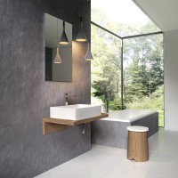 Столешница с раковиной Ravak L 80 темный орех
