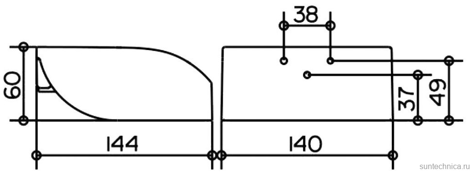 Набор Держатель Keuco Elegance new 11660010000 + Ершик 11669019000