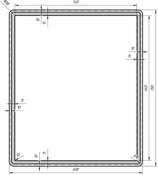 Зеркало Dreja Tiny 60