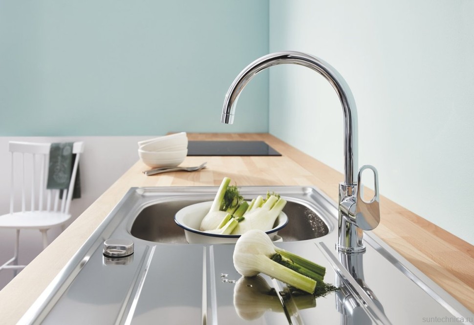 Смеситель для кухни Grohe 31538001 хром