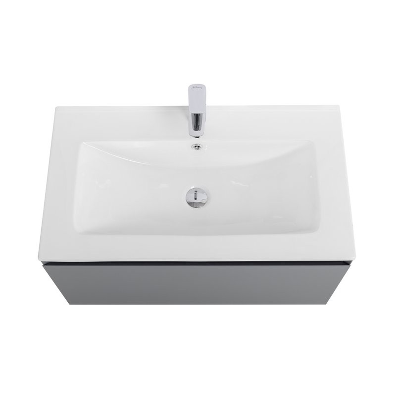 Тумба под раковину без столешницы Art&Max Латина (Latina) 80 подвесная, серая