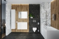 Тумба под раковину без столешницы AM.PM Tender 80 подвесная, белая