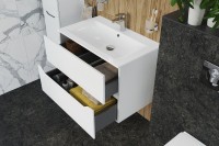 Тумба под раковину без столешницы AM.PM Tender 80 подвесная, белая