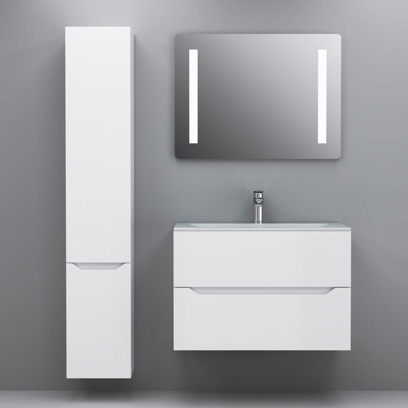 Тумба под раковину без столешницы AM.PM Tender 80 подвесная, белая