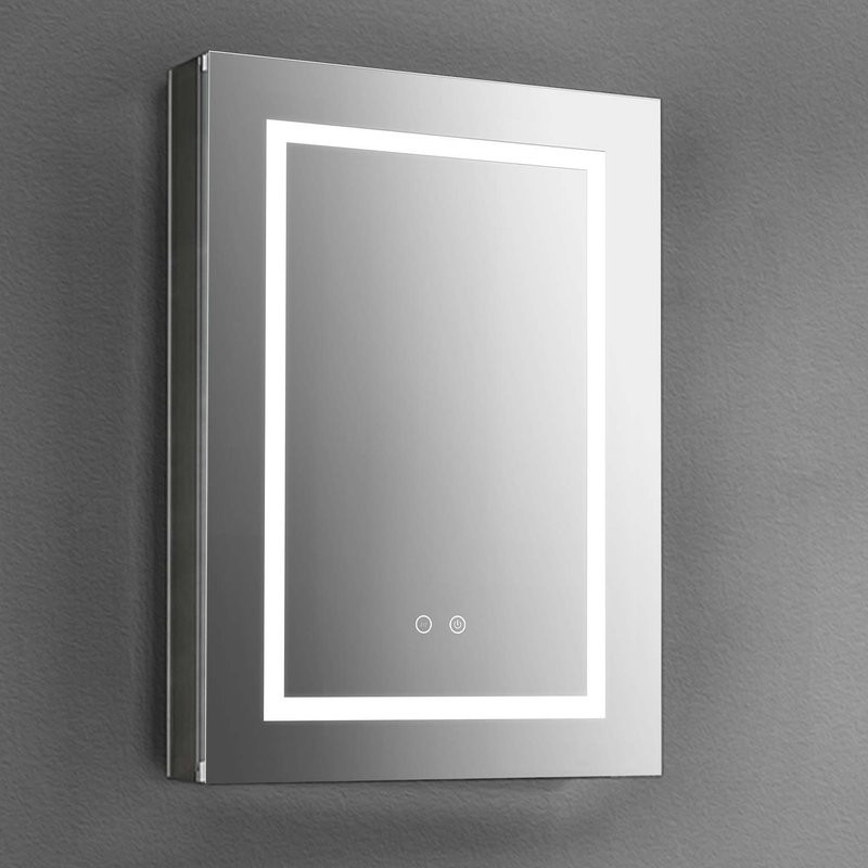 Зеркало-шкаф AQUATEK AQ7604-MLC 60 с подсветкой