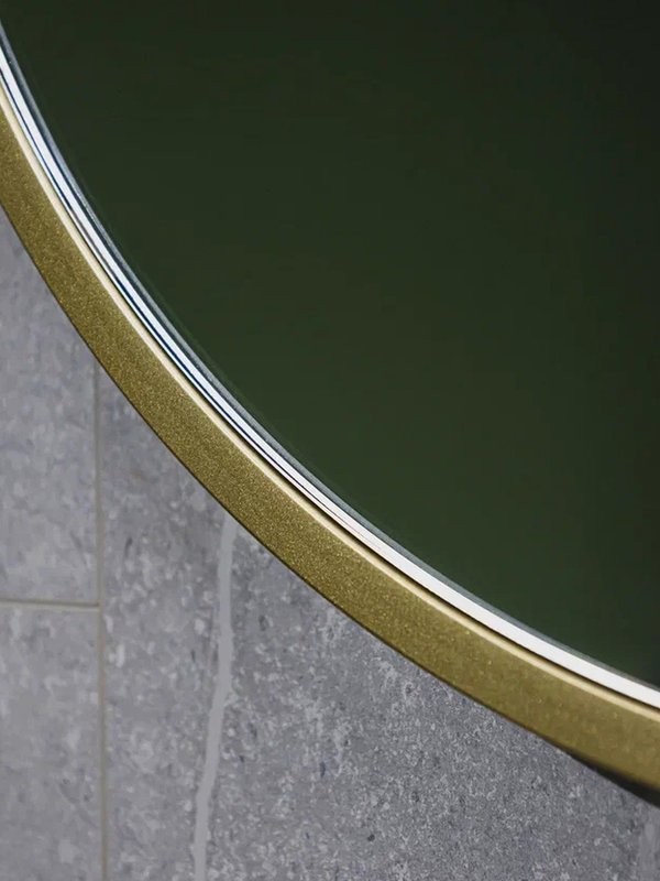 Зеркало круглое Dreja Miro 80 золото