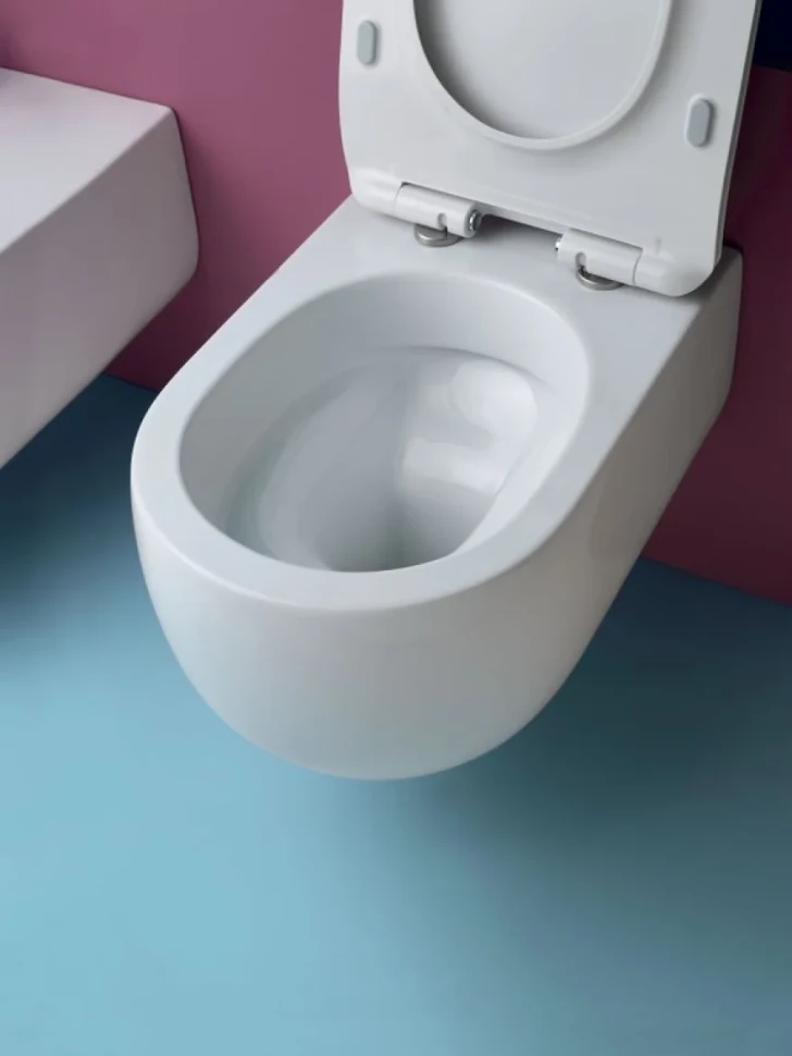Комплект Унитаз подвесной Kerasan Flo + Крышка slim 319101 с микролифтом + Инсталляция Geberit Duofix UP 320 111.300.00.5 + Кнопка Sigma 01 115.770.21.5 хром + Крепления 111.815.00.1 к стене + Звукоизоляция
