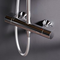 Душевая стойка AM.PM X-Joy F0785A400 хром, с термостатом