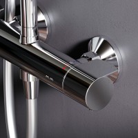 Душевая стойка AM.PM X-Joy F0785A400 хром, с термостатом