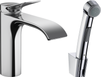 Смеситель для раковины Hansgrohe Vivenis 75210000 с гигиеническим душем, хром