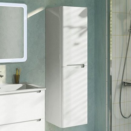 Шкаф пенал для ванной IDDIS Edifice 40 белый