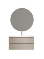 Мебель для ванной комнаты Sancos Snob R 100 Beige Soft, раковина CN7027