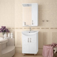 Мебель для ванной комнаты Style Line Эко Фьюжн №9 55 белая Мебель для ванной комнаты Style Line Эко Фьюжн №9 55 белая