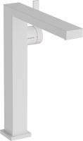 Смеситель для раковины Hansgrohe Tecturis E 240 Fine 73070700 матовый белый