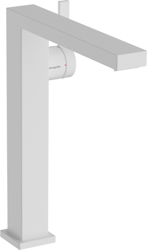 Смеситель для раковины Hansgrohe Tecturis E 240 Fine 73070700 матовый белый