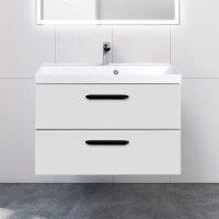Тумба с раковиной BelBagno Aurora 80 bianco lucido