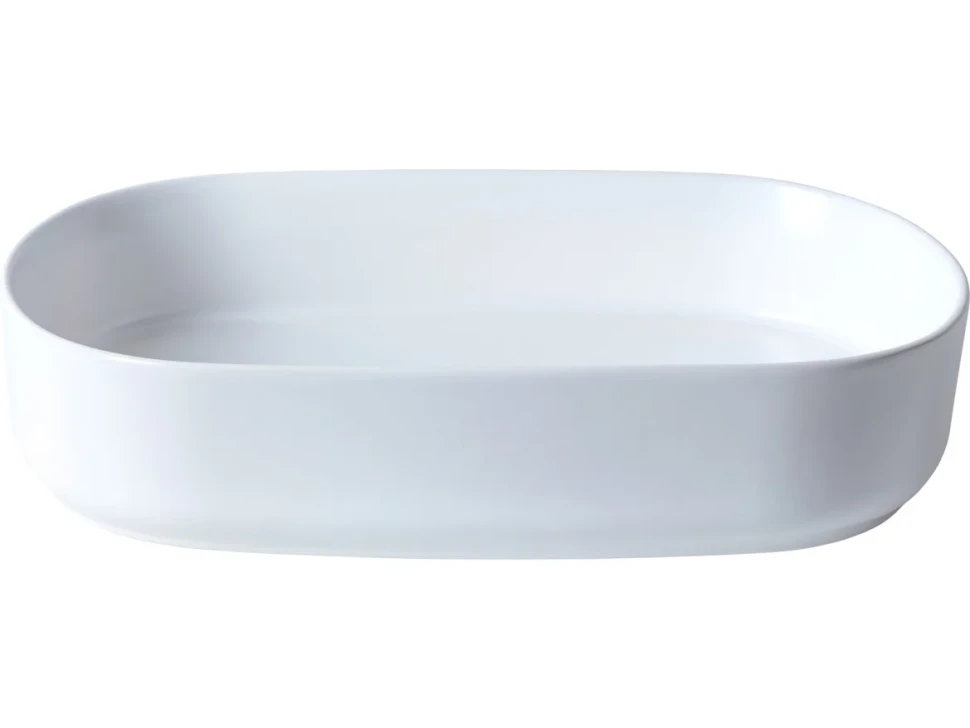 Накладная раковина Allen Brau Fantasy Oval 55x36, белая матовая