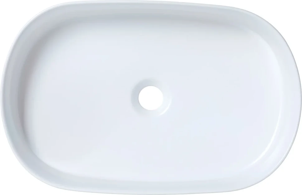 Накладная раковина Allen Brau Fantasy Oval 55x36, белая матовая
