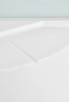 Душевая кабина DTO D EM4511RNLED+GM профиль хром, стекло матовое с узором