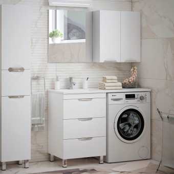 Мебель для ванной Corozo Алиот 120 под стиральную машину L