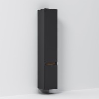 Шкаф-пенал для ванной AM.PM X-Joy 30 R подвесной, черный матовый