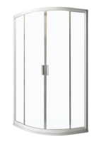 Душевой уголок Ravak Blix BLCP4-90 профиль белый, стекло матовое Grape