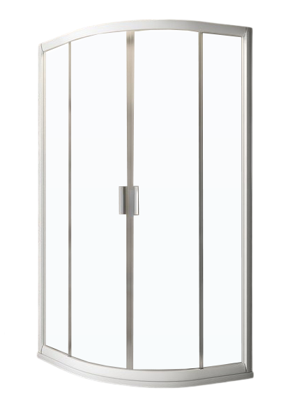 Душевой уголок Ravak Blix BLCP4-90 профиль белый, стекло матовое Grape