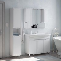 Мебель для ванной комнаты Corozo Мирра 105 белая Мебель для ванной комнаты Corozo Мирра 105 белая