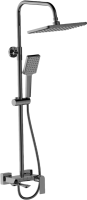 Душевая стойка Haiba HB24639-3 оружейная сталь