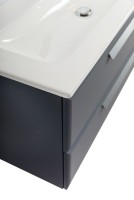 Тумба под раковину без столешницы Cezares Eco Cer-N 120 grafito, ручки серые