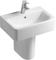 Раковина Ideal Standard Connect Cube E784401 55 см, с полупьедесталом
