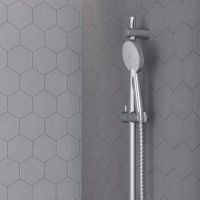 Душевой комплект Термостат Damixa Jupiter 776000000 для душа, хром + Гарнитур Redblu Origin One 918100000