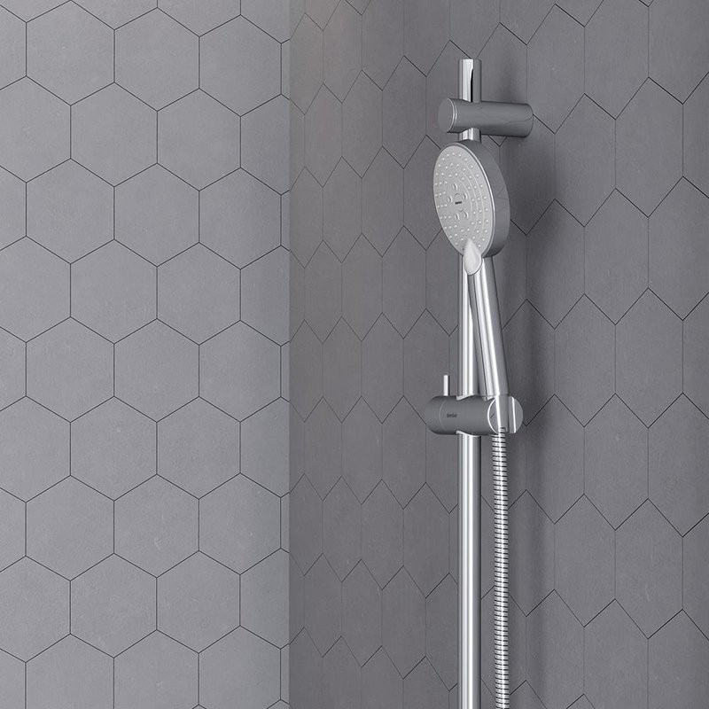 Душевой комплект Термостат Damixa Jupiter 776000000 для душа, хром + Гарнитур Redblu Origin One 918100000