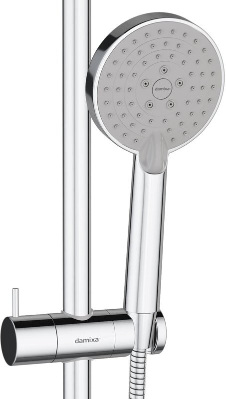 Душевой комплект Термостат Damixa Jupiter 776000000 для душа, хром + Гарнитур Redblu Origin One 918100000