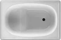 Стальная ванна BLB Europa mini Europa Mini B05E 105x70 см, пристенная, на ножках A05EROS30, с сиденьем